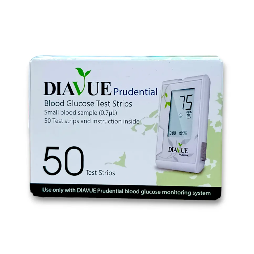 DiaVue Prudential Blood Glucose Test Strips (50 Pcs)
